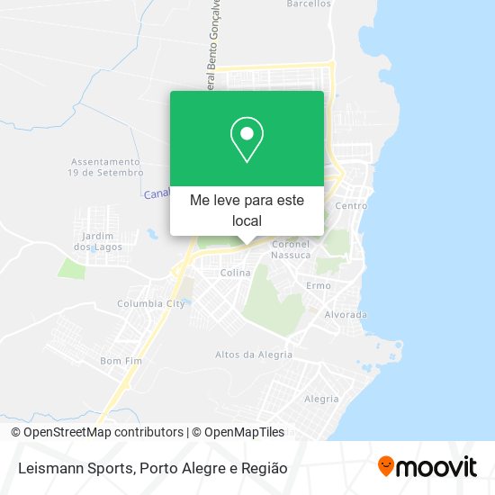 Leismann Sports mapa