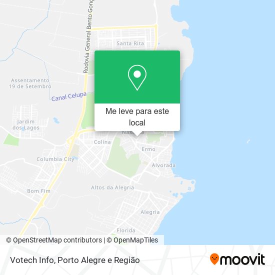 Votech Info mapa