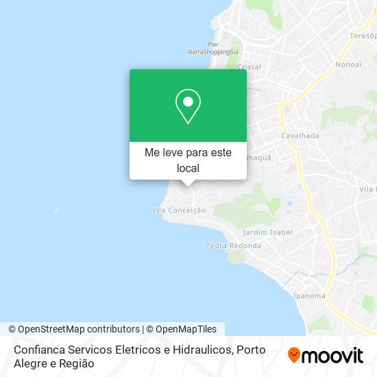 Confianca Servicos Eletricos e Hidraulicos mapa