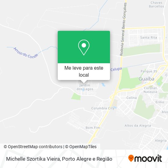 Michelle Szortika Vieira mapa