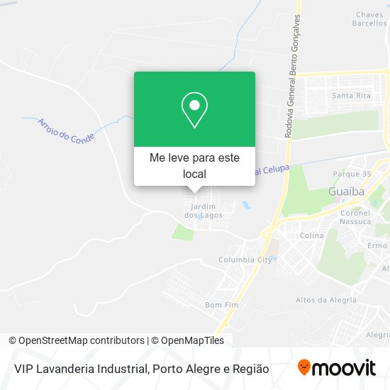 VIP Lavanderia Industrial mapa