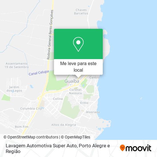 Lavagem Automotiva Super Auto mapa