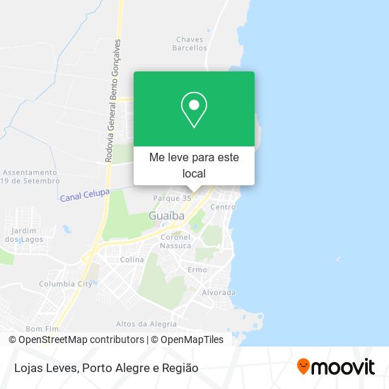 Lojas Leves mapa