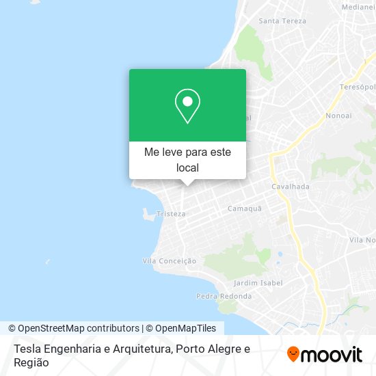 Tesla Engenharia e Arquitetura mapa