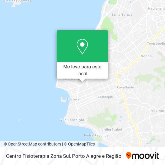 Centro Fisioterapia Zona Sul mapa