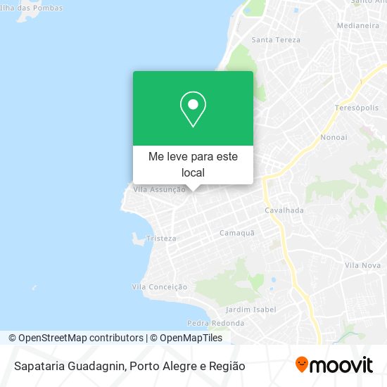 Sapataria Guadagnin mapa