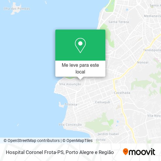 Hospital Coronel Frota-PS mapa