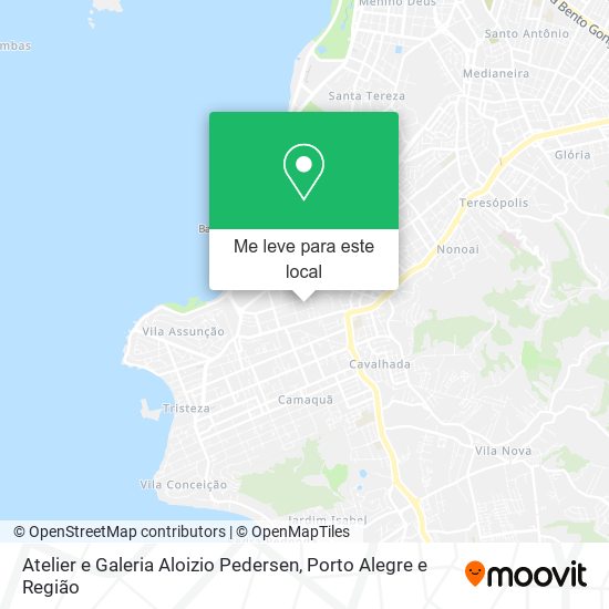 Atelier e Galeria Aloizio Pedersen mapa