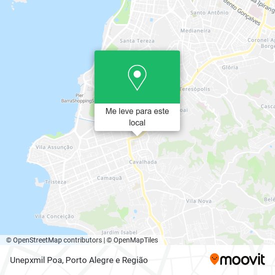 Unepxmil Poa mapa