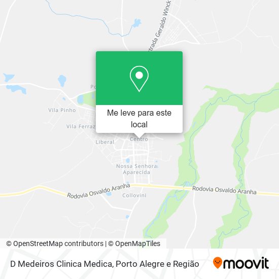 D Medeiros Clinica Medica mapa