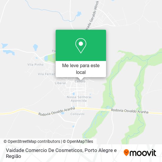 Vaidade Comercio De Cosmeticos mapa