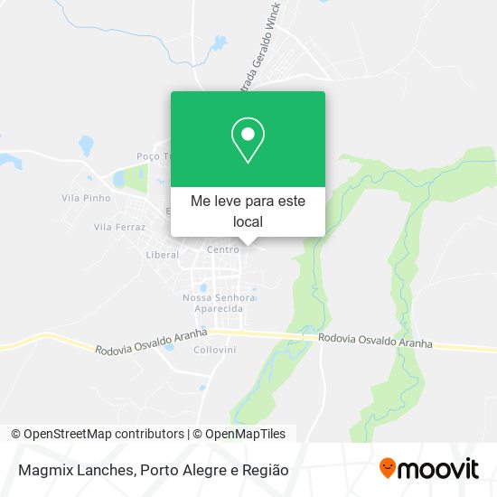 Magmix Lanches mapa