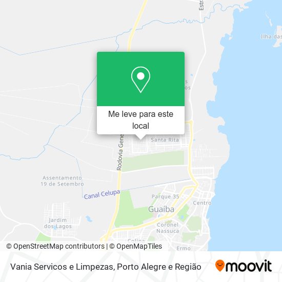 Vania Servicos e Limpezas mapa