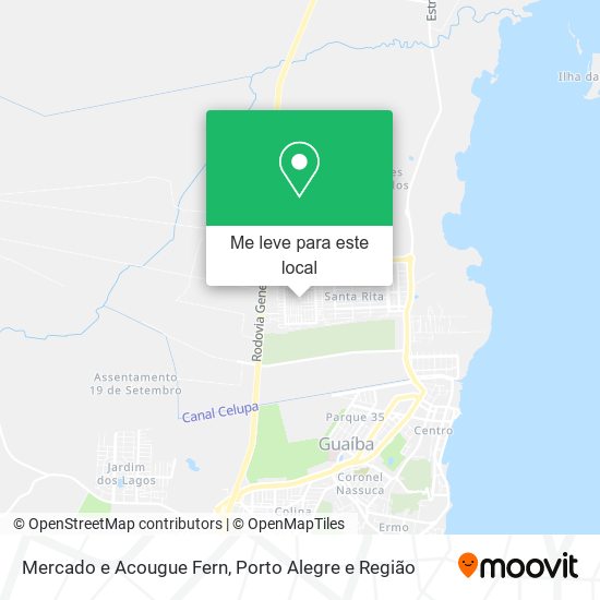 Mercado e Acougue Fern mapa