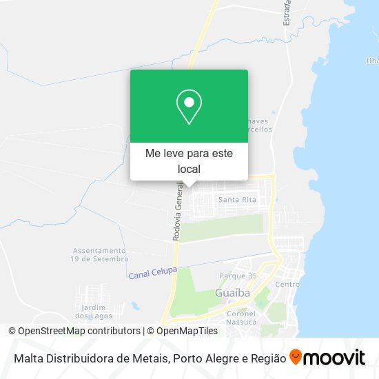 Malta Distribuidora de Metais mapa