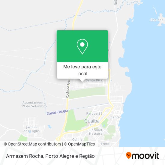 Armazem Rocha mapa