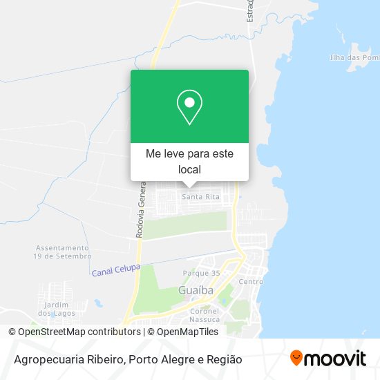 Agropecuaria Ribeiro mapa