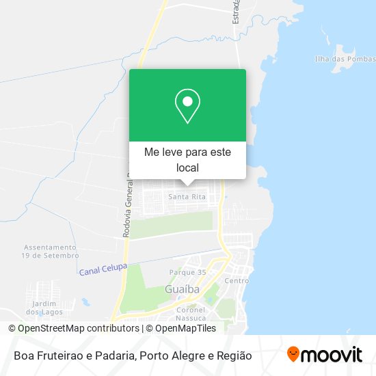 Boa Fruteirao e Padaria mapa