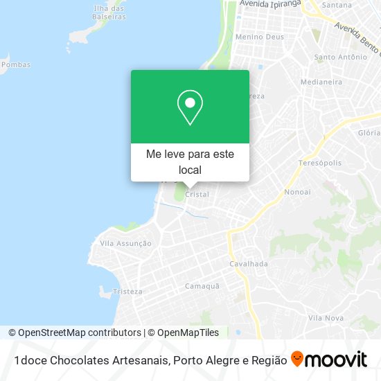 1doce Chocolates Artesanais mapa