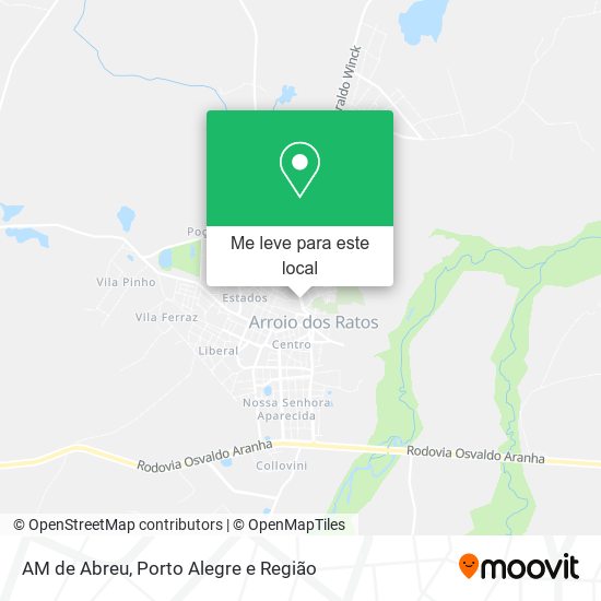 AM de Abreu mapa