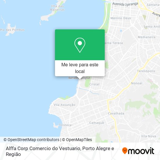 Alffa Corp Comercio do Vestuario mapa