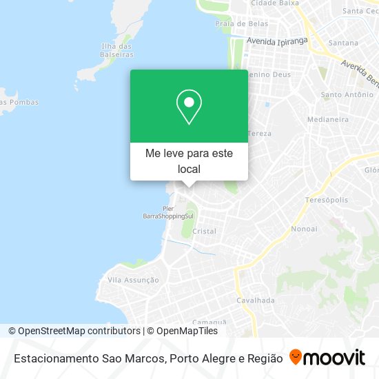 Estacionamento Sao Marcos mapa