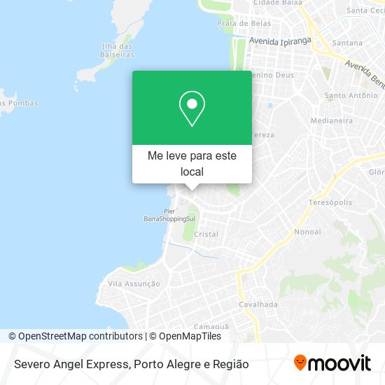 Severo Angel Express mapa