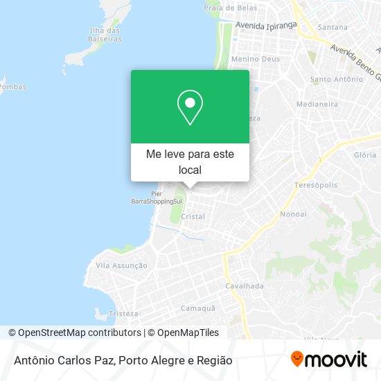 Antônio Carlos Paz mapa