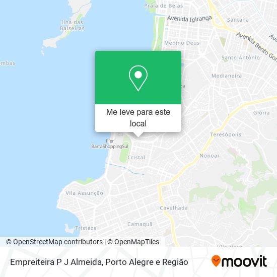 Empreiteira P J Almeida mapa