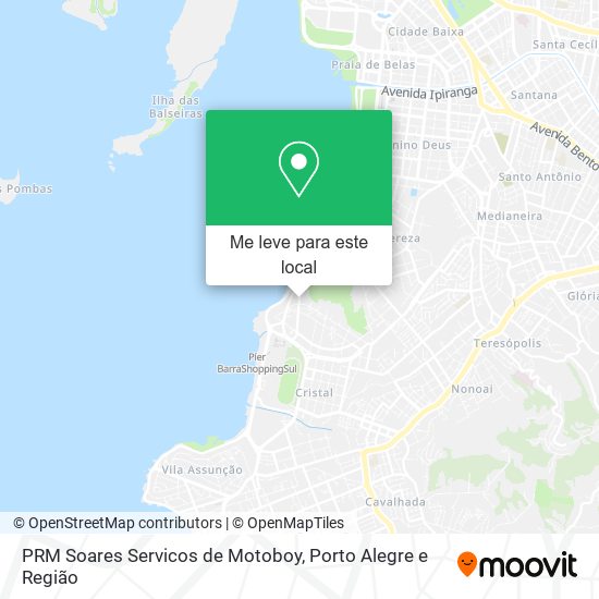 PRM Soares Servicos de Motoboy mapa