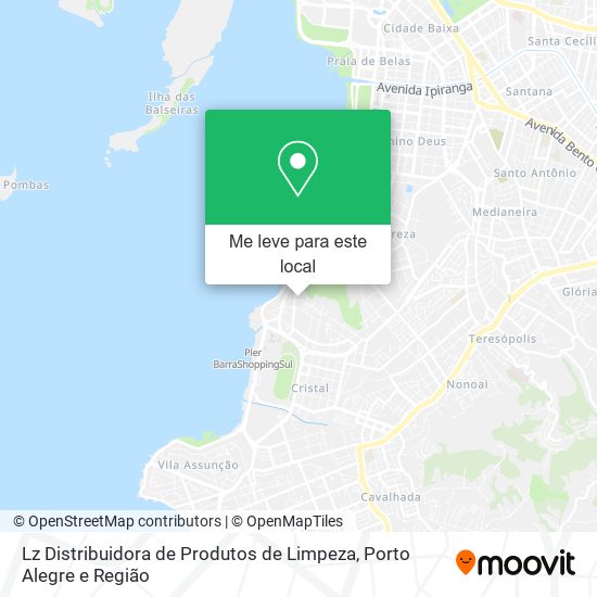 Lz Distribuidora de Produtos de Limpeza mapa