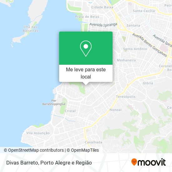 Divas Barreto mapa