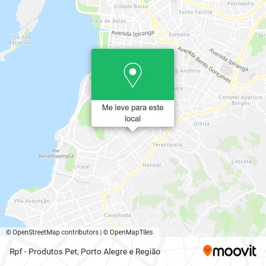 Rpf - Produtos Pet mapa