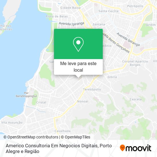 Americo Consultoria Em Negocios Digitais mapa