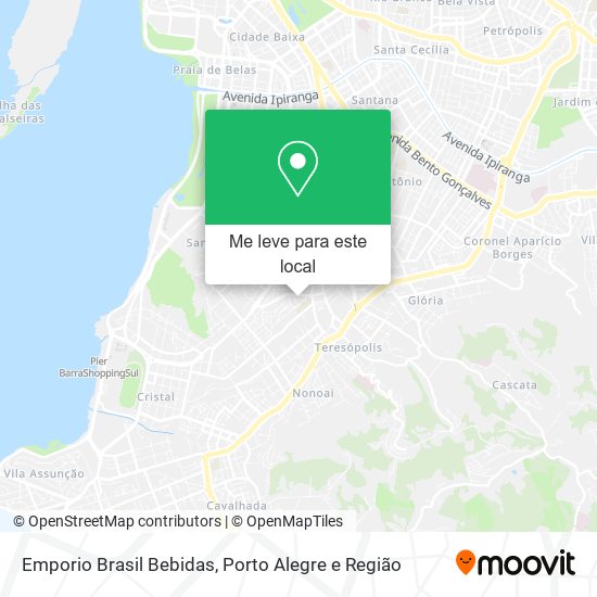 Emporio Brasil Bebidas mapa