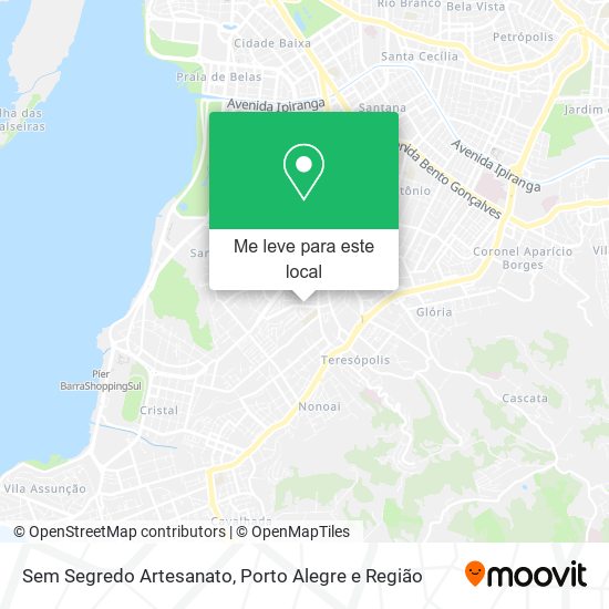 Sem Segredo Artesanato mapa