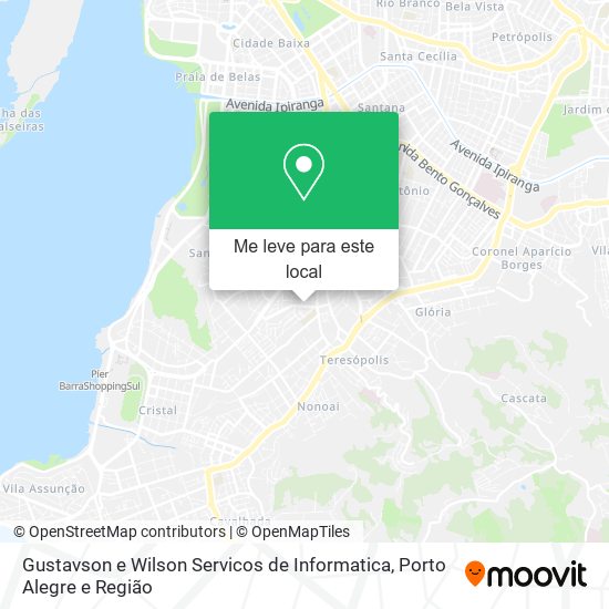 Gustavson e Wilson Servicos de Informatica mapa