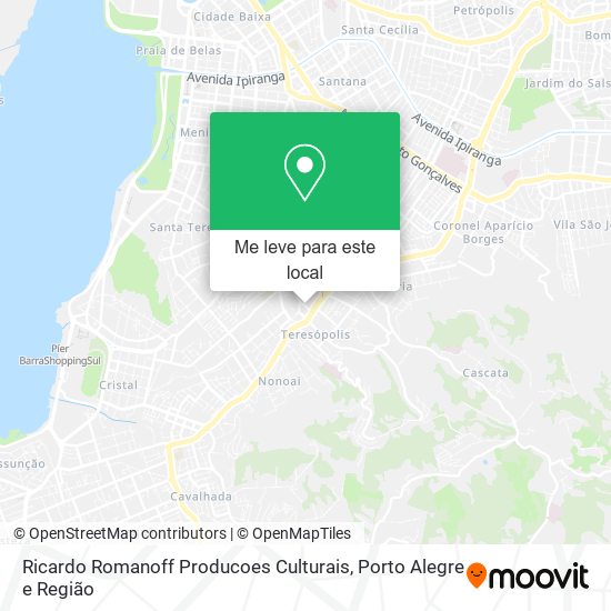 Ricardo Romanoff Producoes Culturais mapa