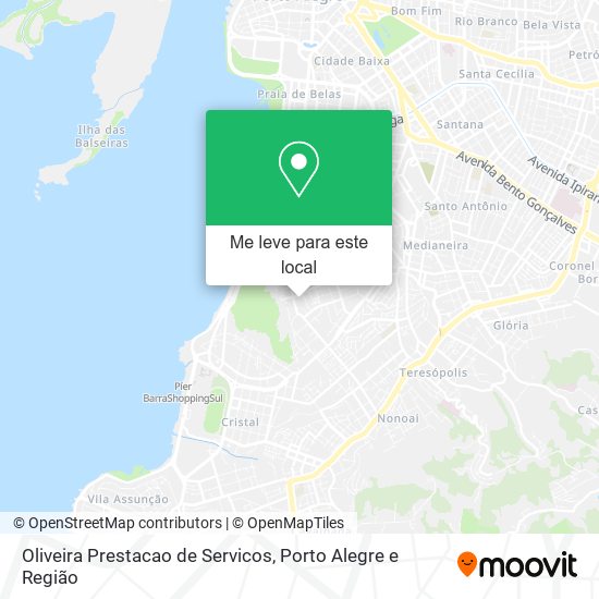 Oliveira Prestacao de Servicos mapa