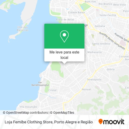 Loja Femibe Clothing Store mapa