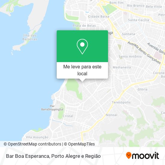 Bar Boa Esperanca mapa