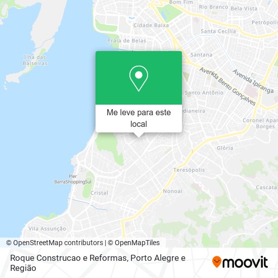 Roque Construcao e Reformas mapa