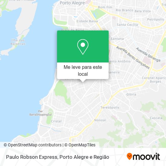 Paulo Robson Express mapa