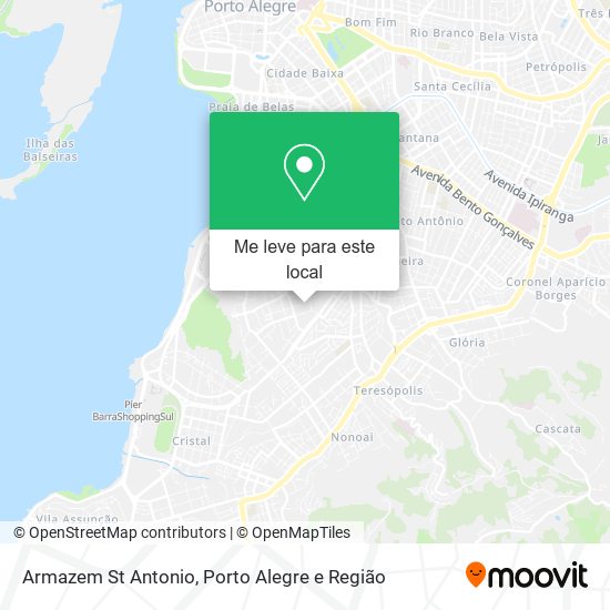 Armazem St Antonio mapa