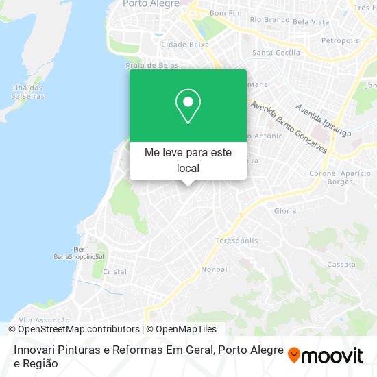 Innovari Pinturas e Reformas Em Geral mapa