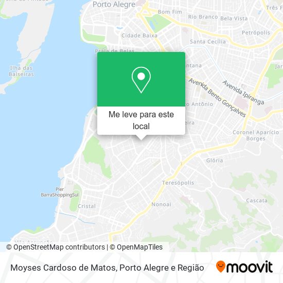 Moyses Cardoso de Matos mapa