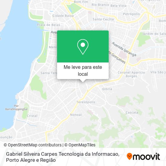 Gabriel Silveira Carpes Tecnologia da Informacao mapa