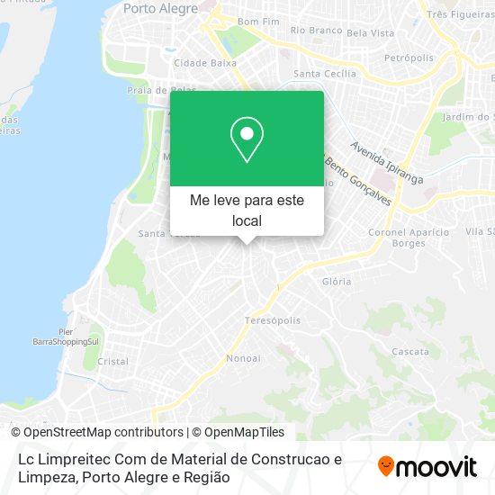 Lc Limpreitec Com de Material de Construcao e Limpeza mapa