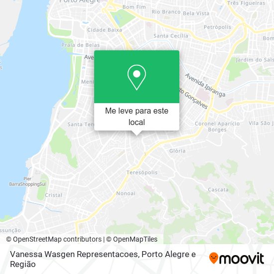 Vanessa Wasgen Representacoes mapa