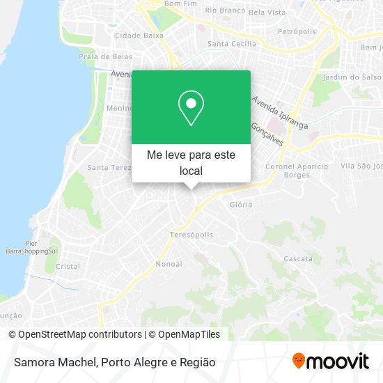 Samora Machel mapa